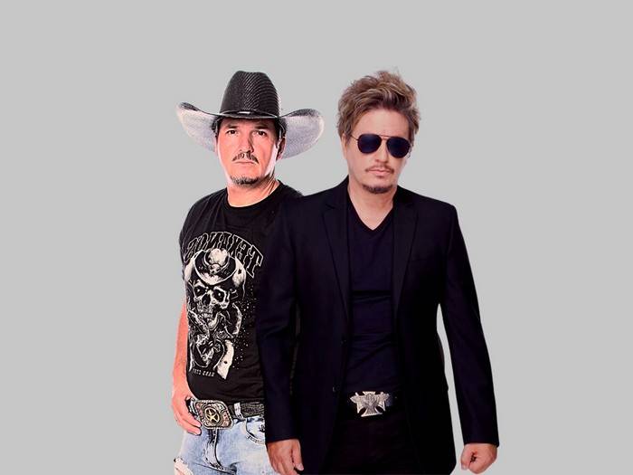 Amado Batista, Guto e Nando, Luccas e Vinícius e Júnior e Campão animal o Terra da Padroeira