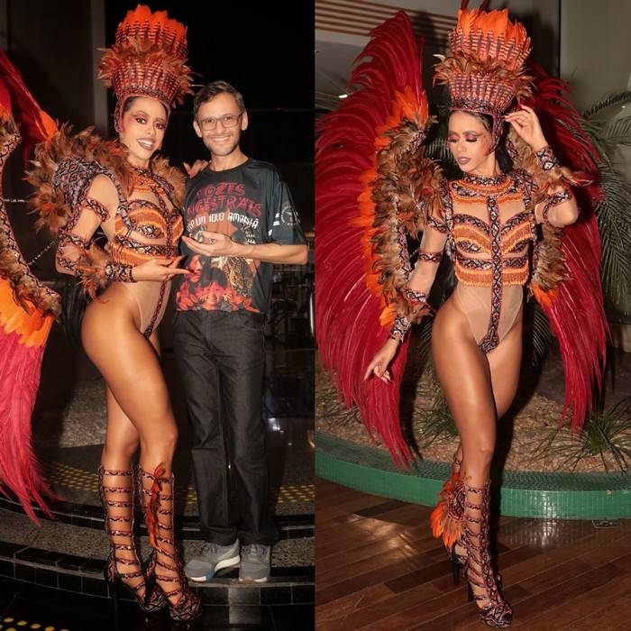 Juliana Leones brilha no carnaval 2026: investimento de 35 mil reais na fantasia