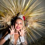 Taty Trike, Musa do Flamengo, arrasa em desfile pela Unidos da Vila Kennedy no Carnaval do RJ