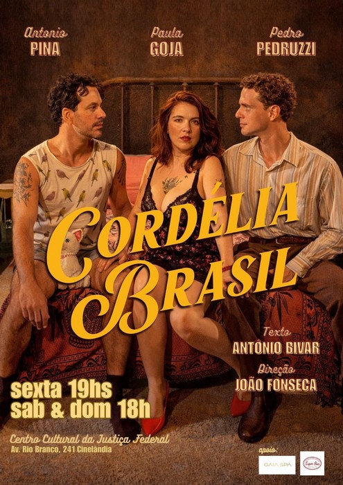 Sucesso em sua nova montagem, clássico “Cordélia Brasil” chega ao Centro Cultural Justiça Federal, no Centro do Rio