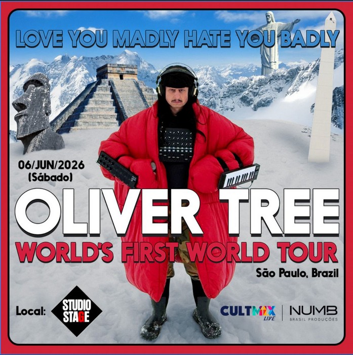 Oliver Tree em São Paulo: uma noite inesquecível