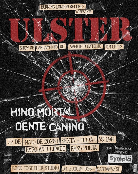 Ulster lança versão em LP de "Aperte o Gatilho" após mais de duas décadas 2 Ulster lança versão em LP de "Aperte o Gatilho" após mais de duas décadas