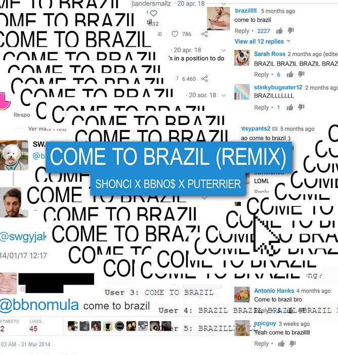 bbno$ lança remix de “Come to Brazil” com Puterrier