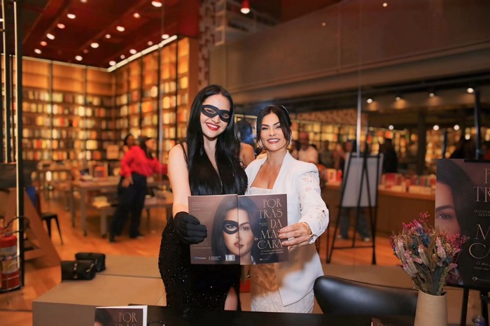 Rafazinha marca presença no lançamento do livro de Suzana Alves: “Por Trás da Máscara”