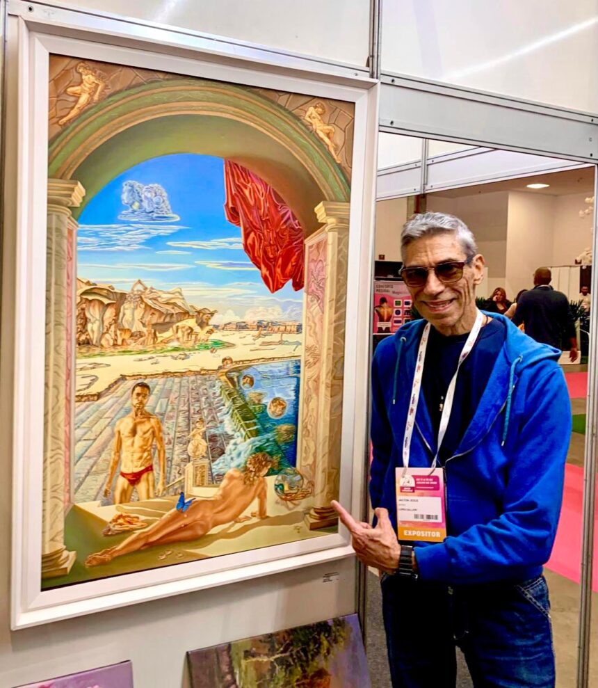 Expoente da arte macaense: Jailton Machado (Hilton Daky) ganha destaque no Mega Art Salon no Salão Internacional na São Paulo Expo