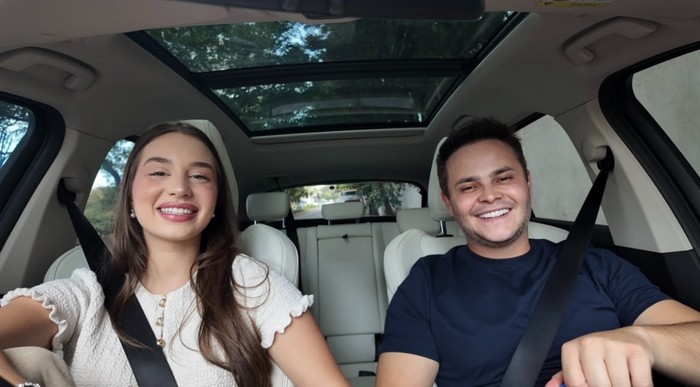 Duda Rubert estreia quadro inédito no YouTube e recebe Matheus em episódio de lançamento