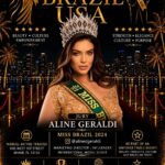 Miss brasil, Aline Geraldi, é convidada para grande evento de beleza em Miami que celebra 34 anos de tradição