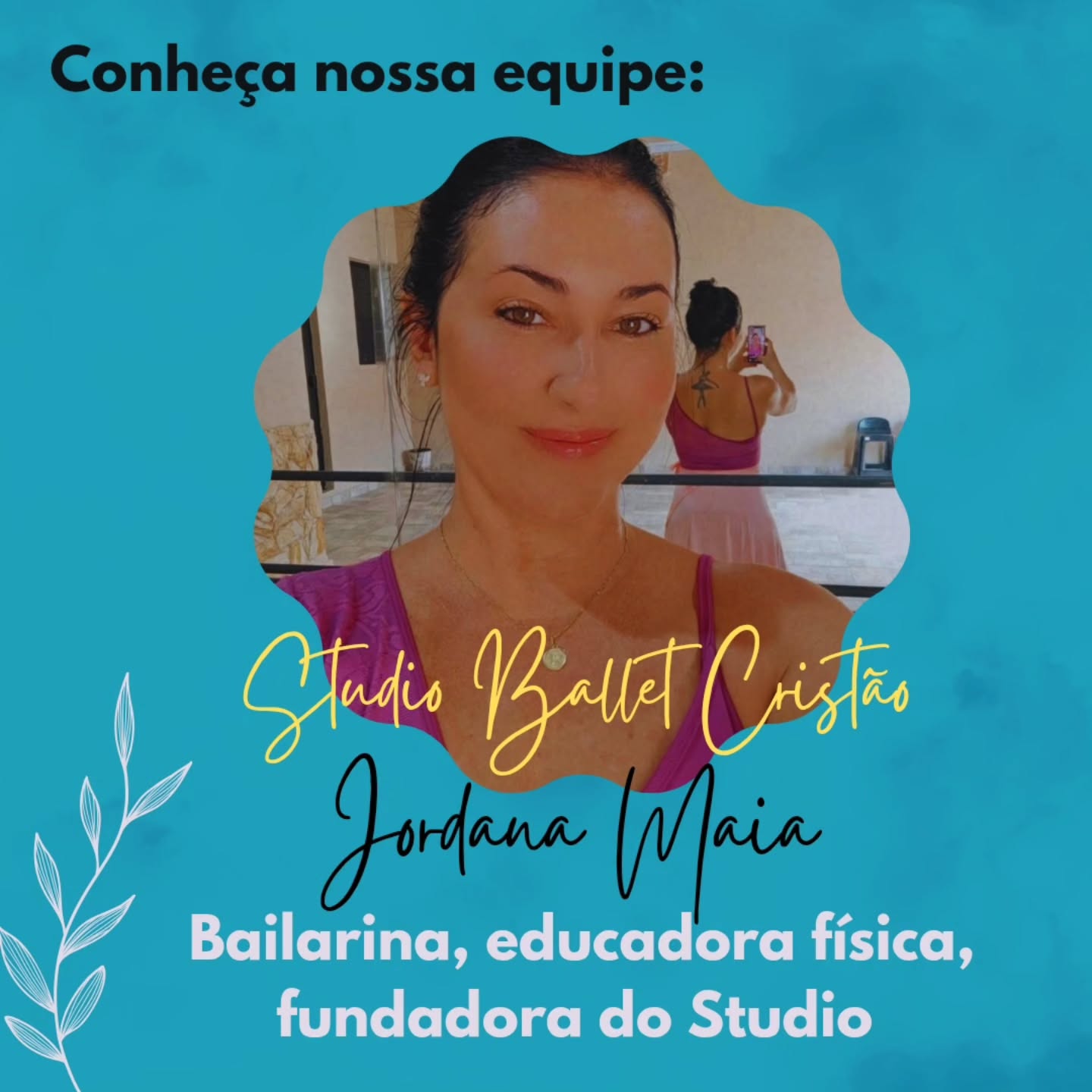 Ex-MasterChef Jordana Maia abre studio de dança de ballet em São Gonçalo do Pará (MG)