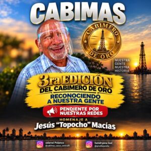 Cabimas celebra a su héroe musical: Jesús “Topoco” Macías recibe el Cabimero de Oro
